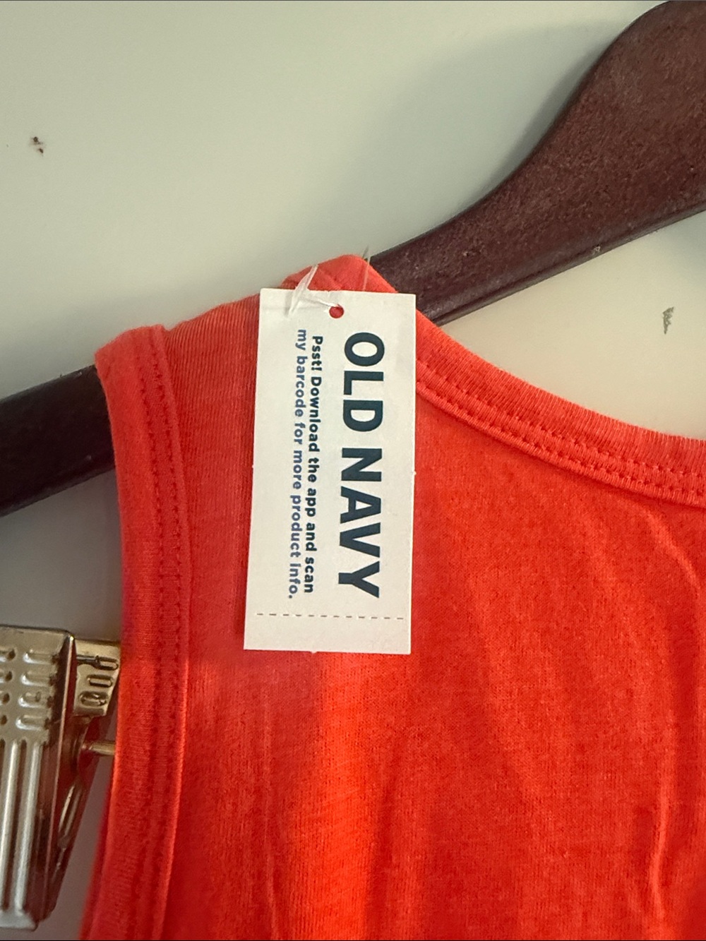 Old Navy Boys Orange Tropical Palm Beach Graphic Sleeveless Tank Sz XL 14-16 NWT - Picture 6 of 7